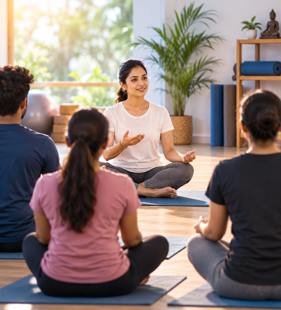 Learn yoga systematically and prepare yourself to teach, Baner