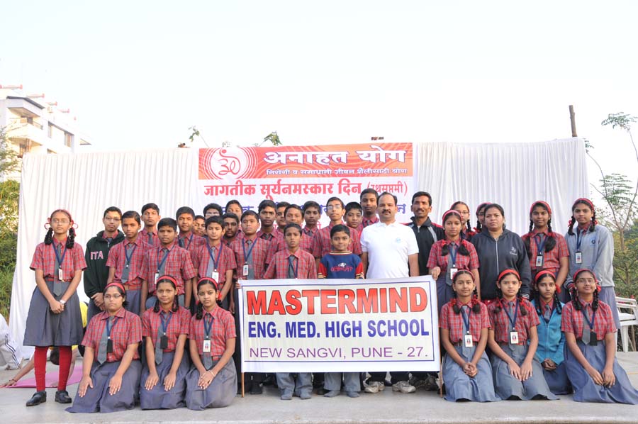 Yoga training batch photo at Anahat Yoga